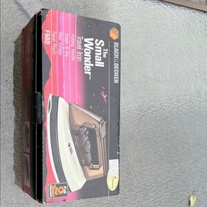 Black & Decker Small Wonder Iron with Black and White Design